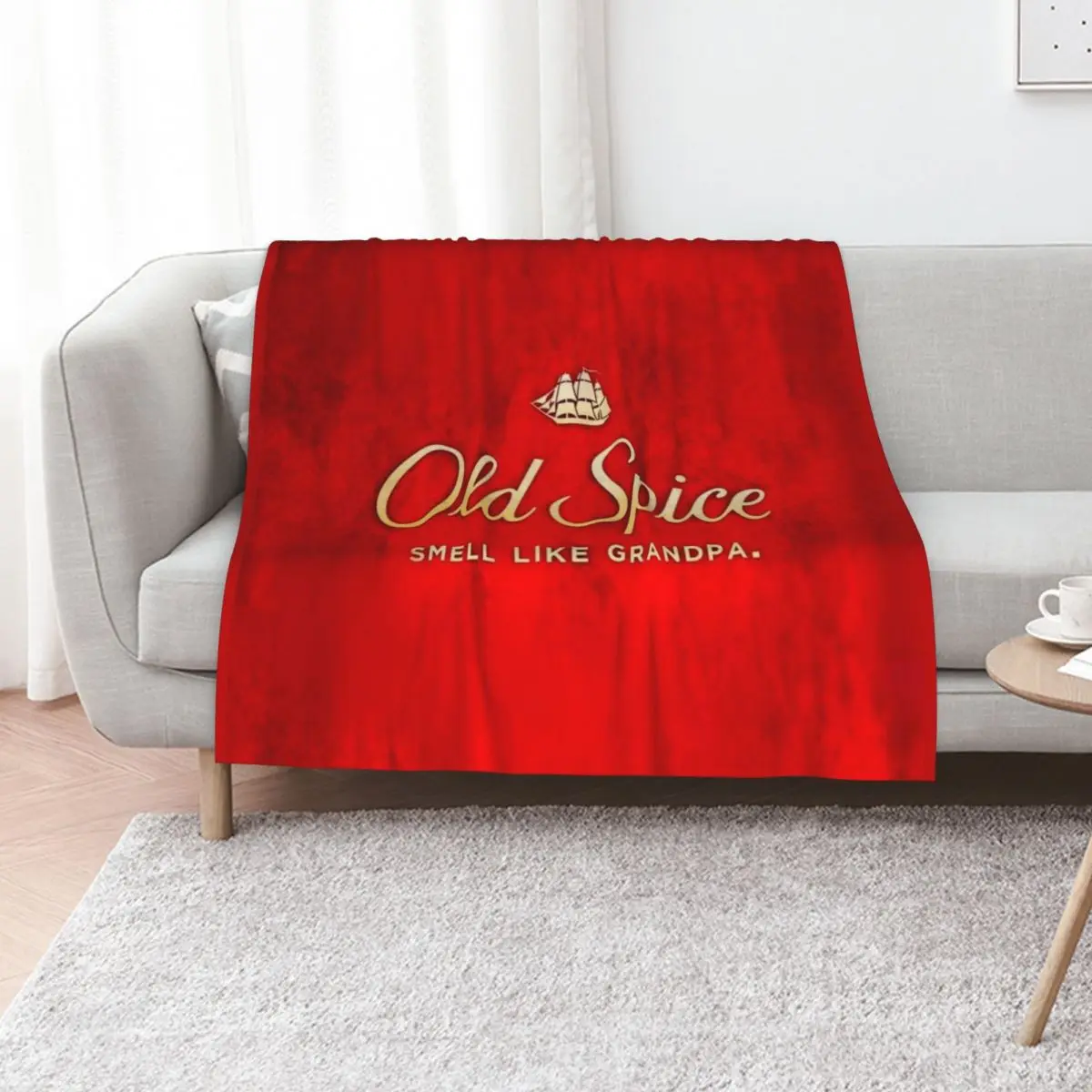 Old spice Throw Blanket halloween Fashion Sofas Large cosplay anime bed plaid Softest Blankets