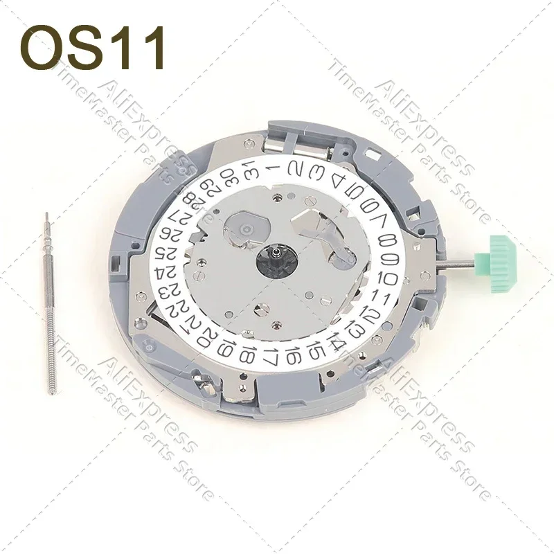 New OS11 caliber quartz electronic movement Date At 3/4 five hands 6.12 small seconds watch repair movement replacement parts