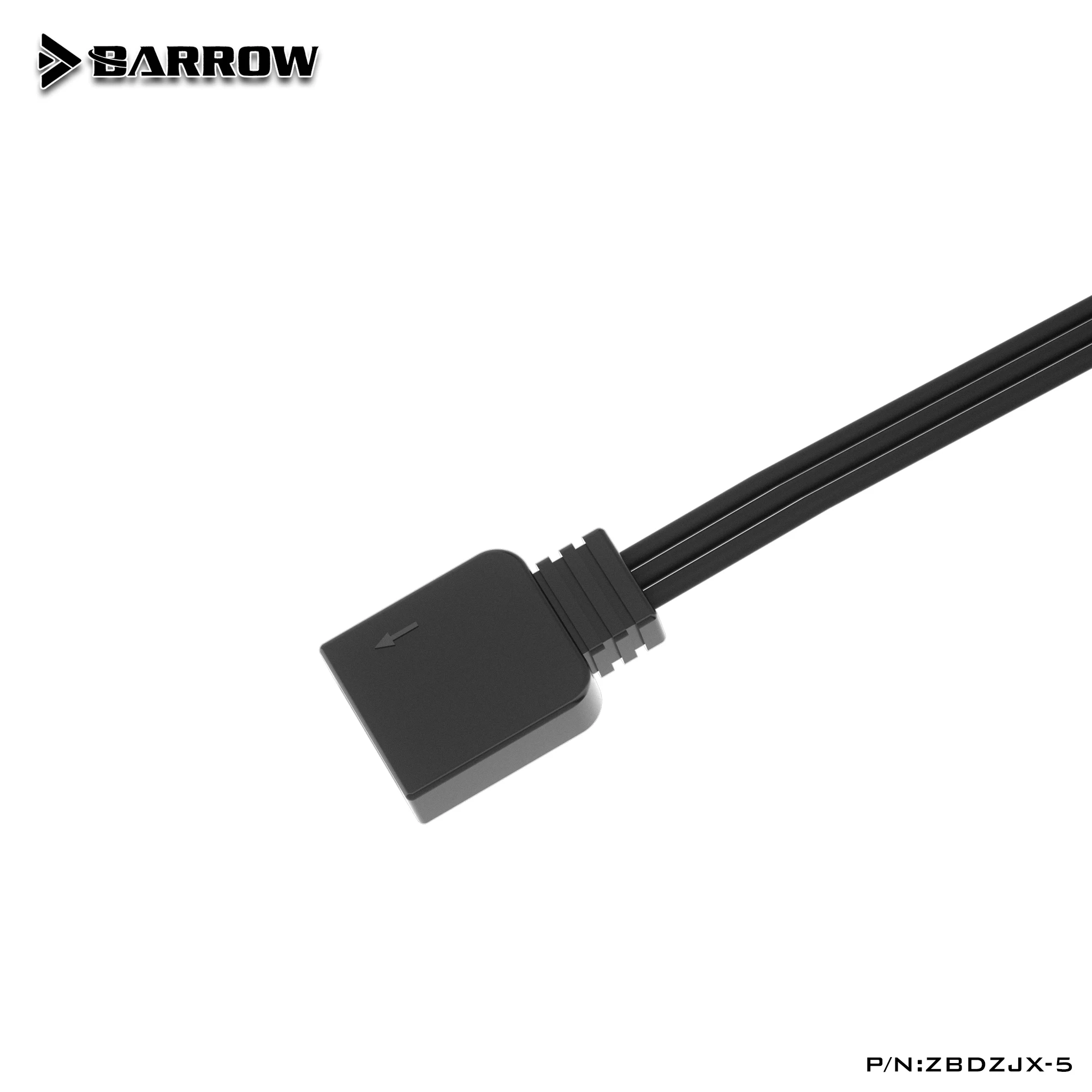 Barrow-Cable de línea de conversión de lámpara de placa base RGB, conector de Cable de extensión de tira Led de Pc, 5V, 3 pines, LRC2.0, ZBDZJX-5