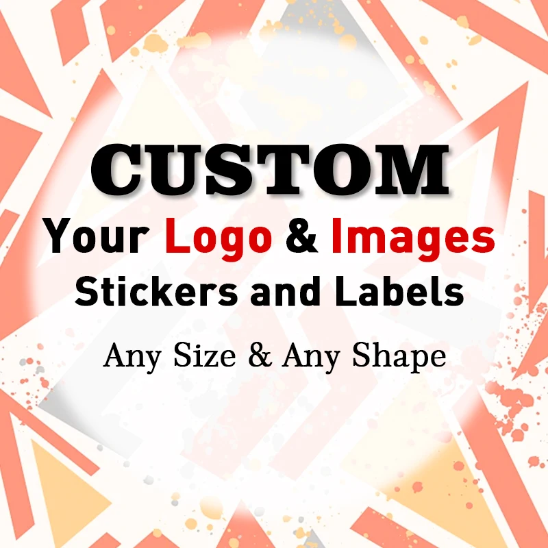 

500PCS Custom Stickers Logo Thank You Labels Personalized Stickers Packaging Name Party Wedding Birthday Print Your Own Sticker