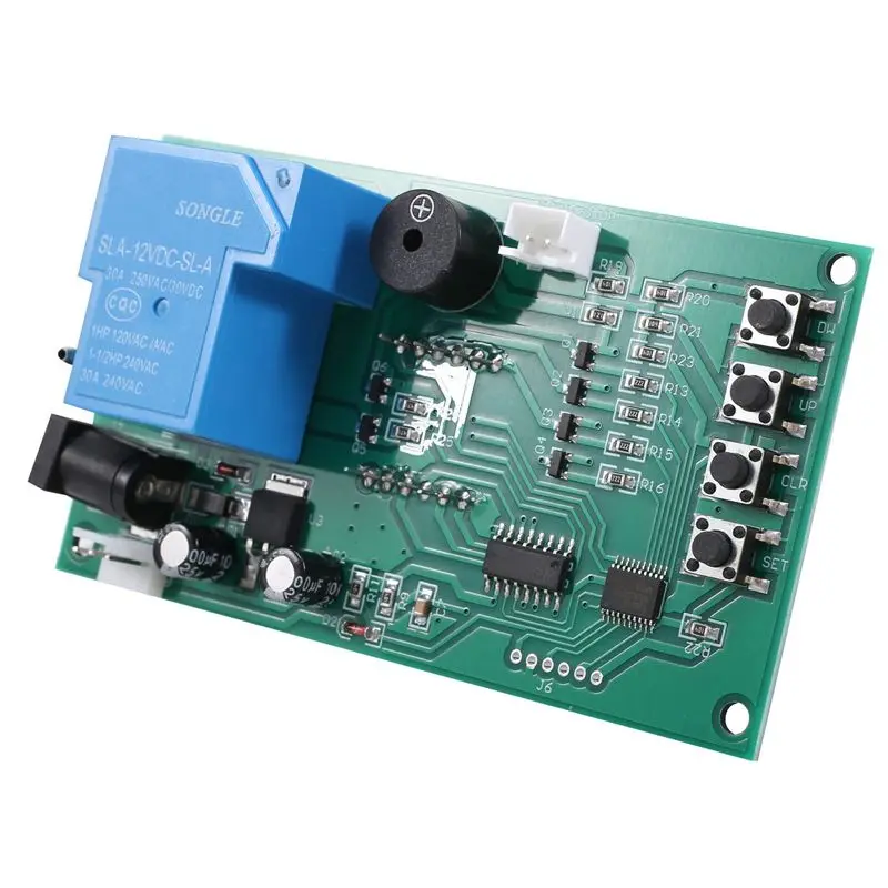 A89E-3X Four Digits Time Control Minute Timer Board Arcade Game Coin Acceptor Selector Pump Water Washing Machine