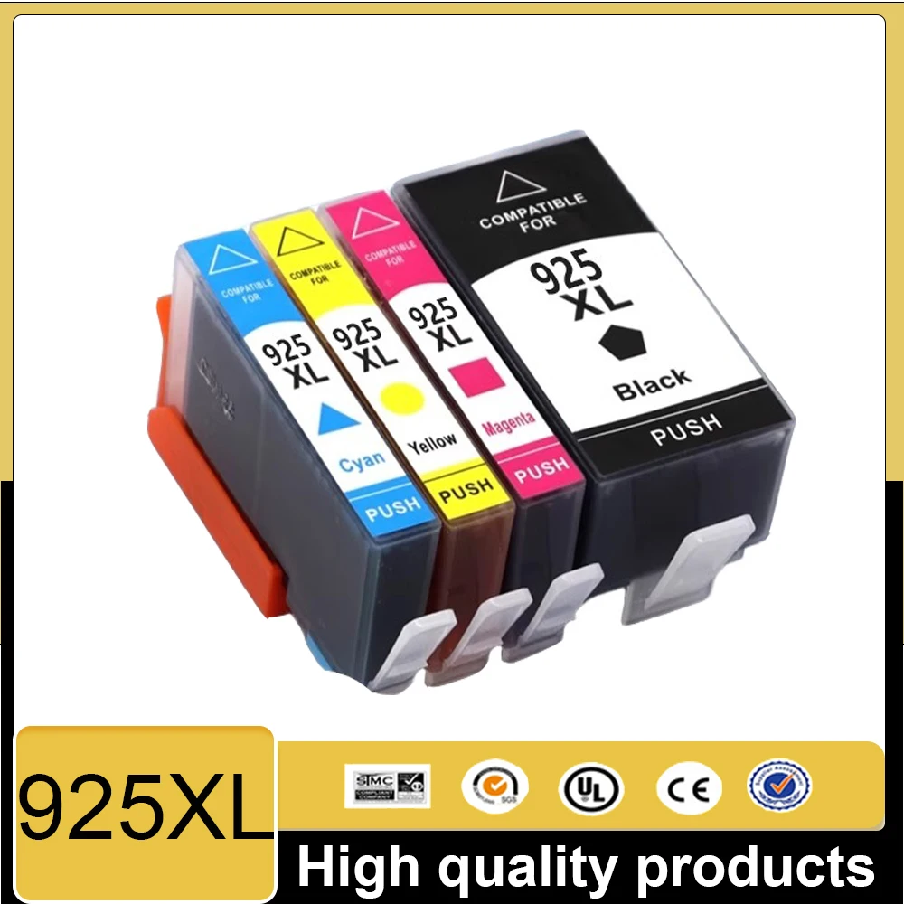 925 925XL Compatible Ink Cartridge Black & Color for HP Officejet pro 8120e 8122e 8124e 8125e 8130e 8132e 8134e 8135e Printers