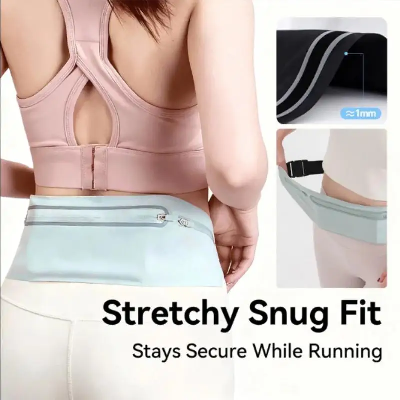 New Sports Waist Bag Seamless Fashion Running Belt Outdoor Waist High-Capacity Bag Fitness Running Phone