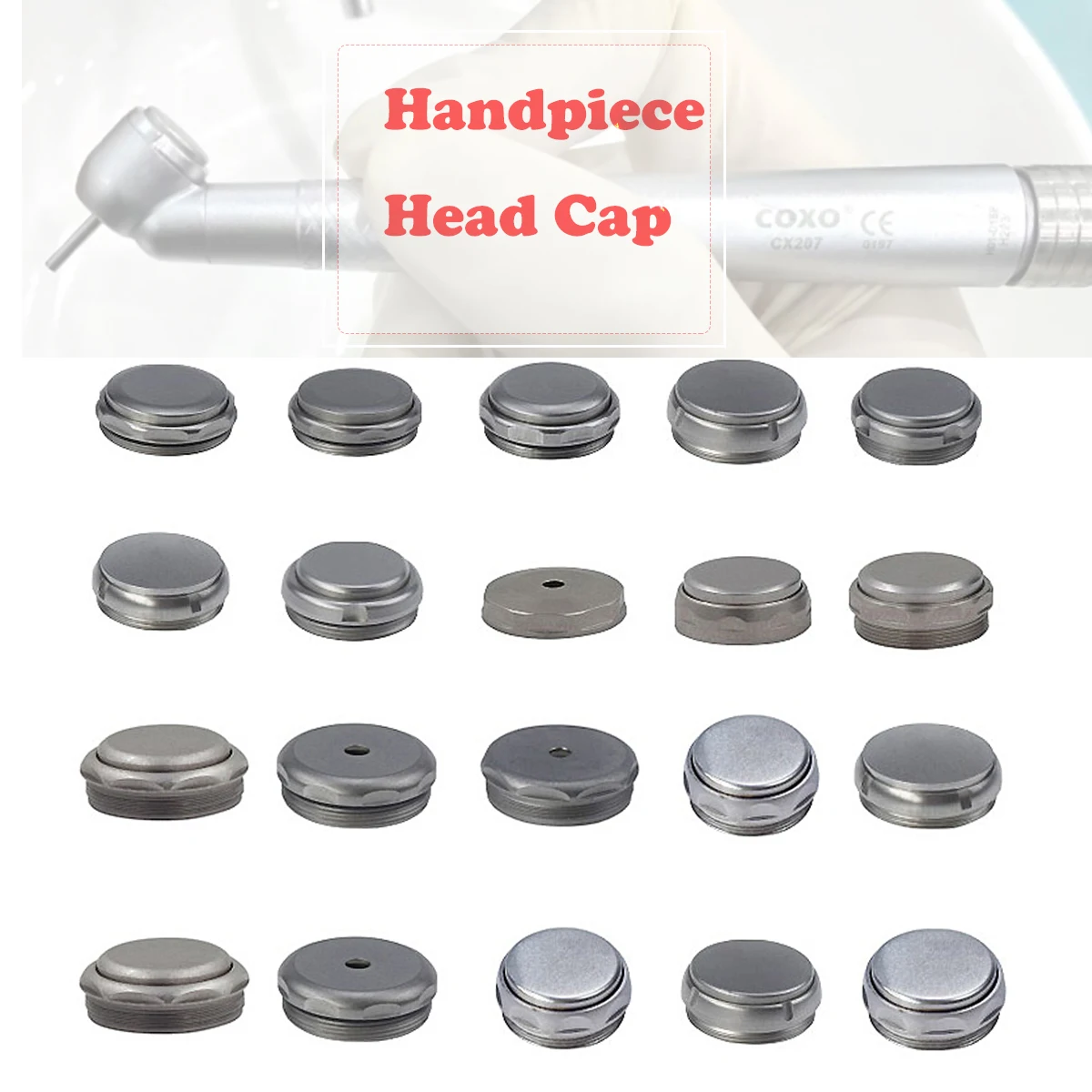 Dental Handpiece High Speed Head Cap Back Cover Stainless dental instruments Fit NSK Max Air Series KAVO 640 646