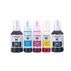 High Quality Refill Ink For 102 C13T03R140 For Epson EcoTank ET-2700 ET-2750 ET-2751 ET-2756 ET-2850 ET-2851 ET-2856 Printer