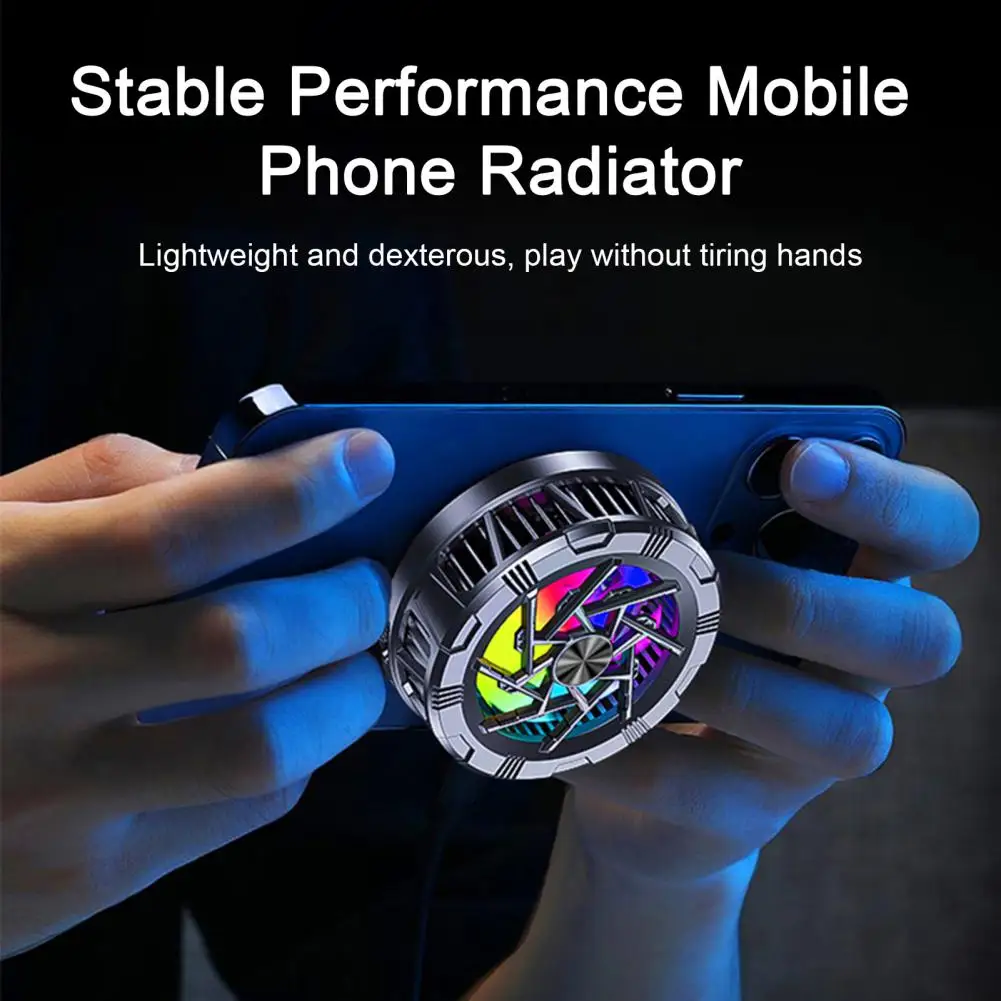 High-performance  Professional Mobile Phone Cooler Air-cooled Cooler 5V/2A Phone Cooler Fan Low Noise   Game Component