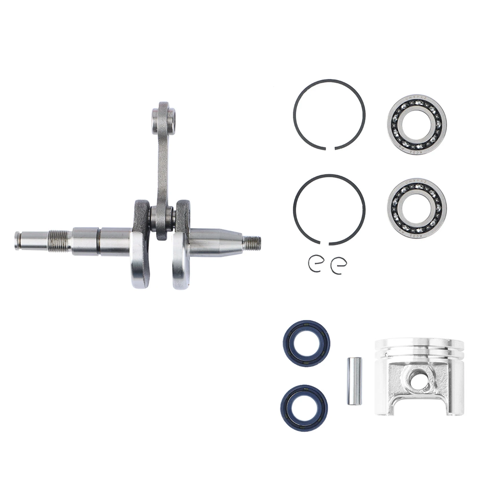 

A76K Crankshaft Crank Bearing Oil Seal & 37mm Piston Ring Kit Fit for STIHL MS170 MS 170 017 Chainsaw Engine Motor Parts