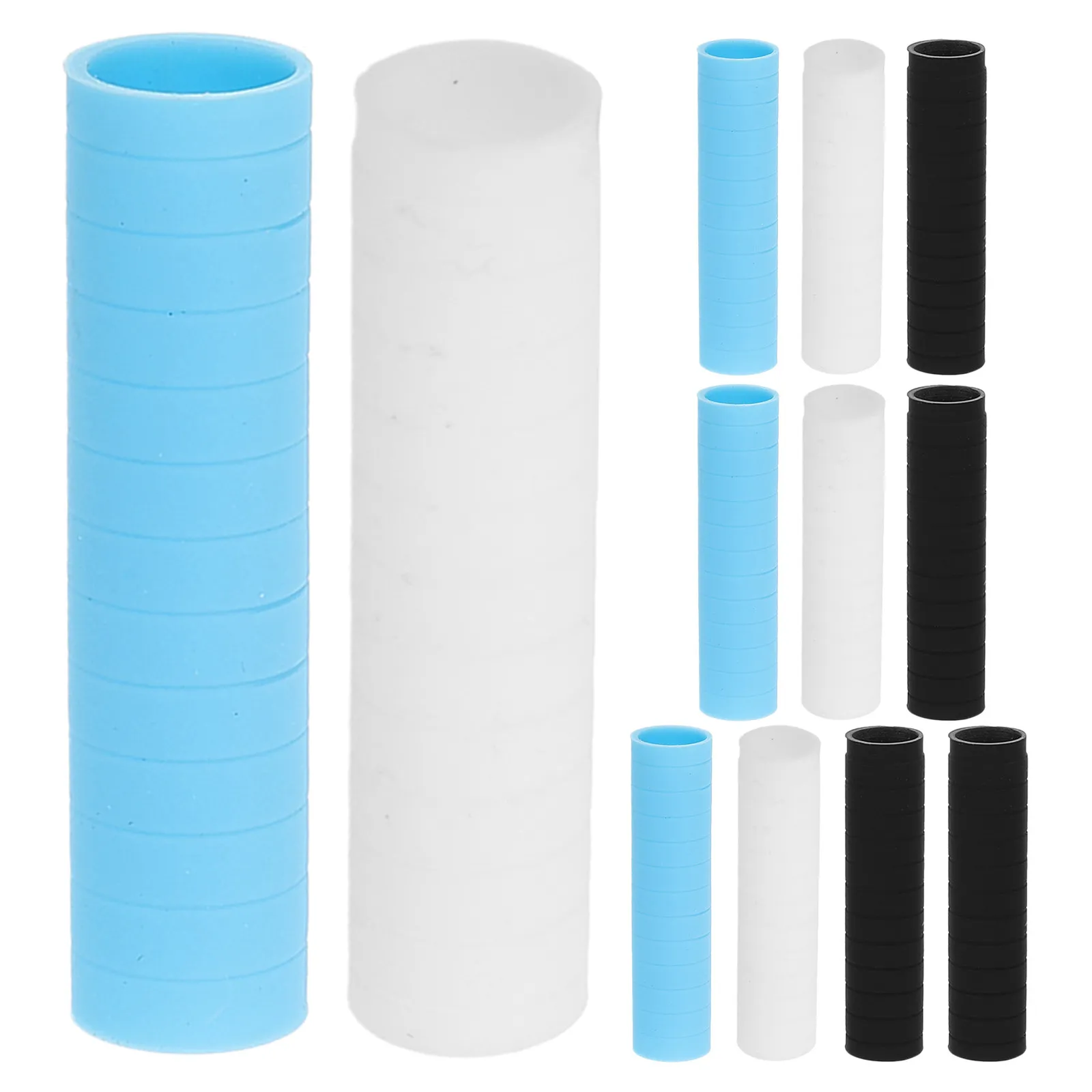 12 Pcs Ergonomic Stationery Grip Finger Grips for Pencils Comfortable Sleeve Writing Easy Install Cover Pens