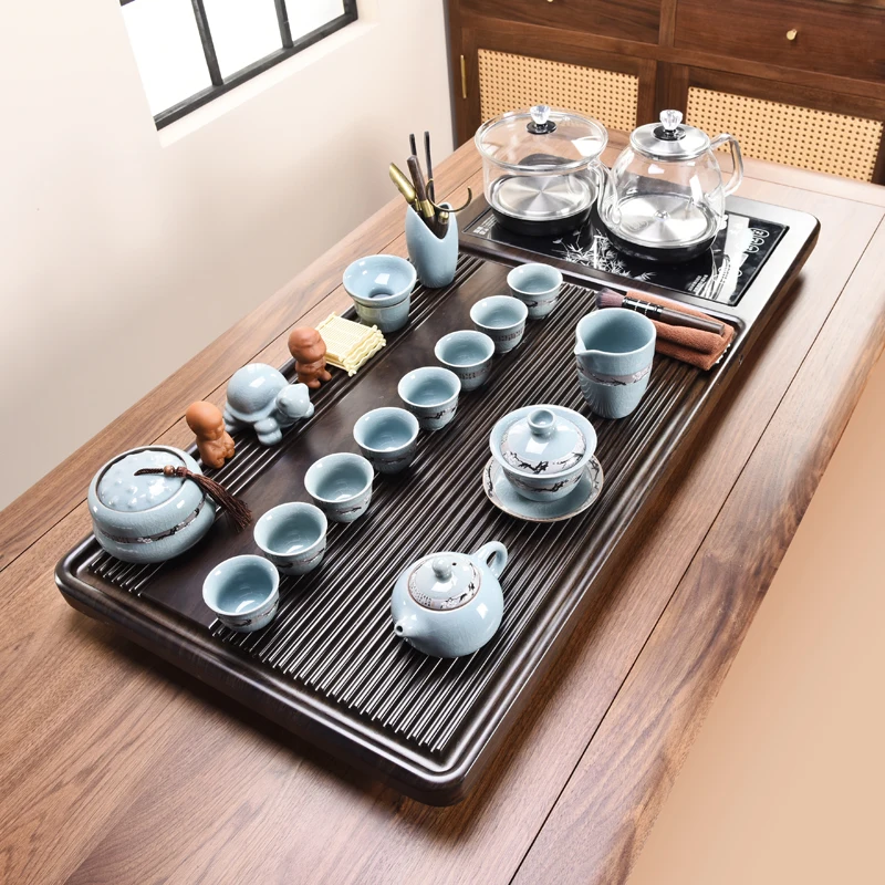 Strainer Warmer Tea Set Matcha Chinese Ceremony Luxury Gift Kung Fu Tea Set Tools Portable Wooden Juego De Te Home Products