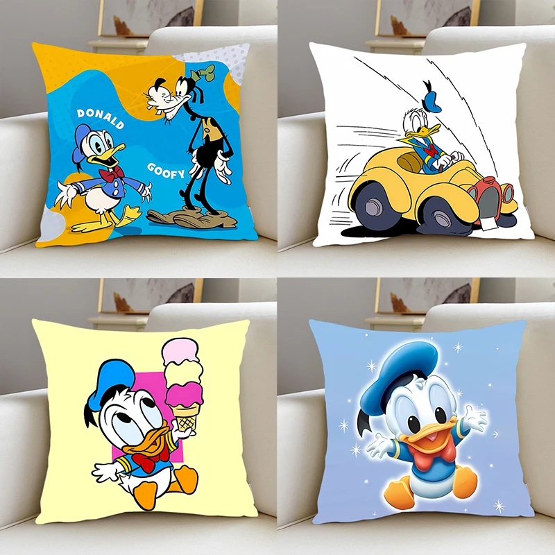 home decor Pillow Cover Donald Duck iving room 40x40 restaurant deck chair Dakimakura Throw Pillows Square Pillowcase Home Decor