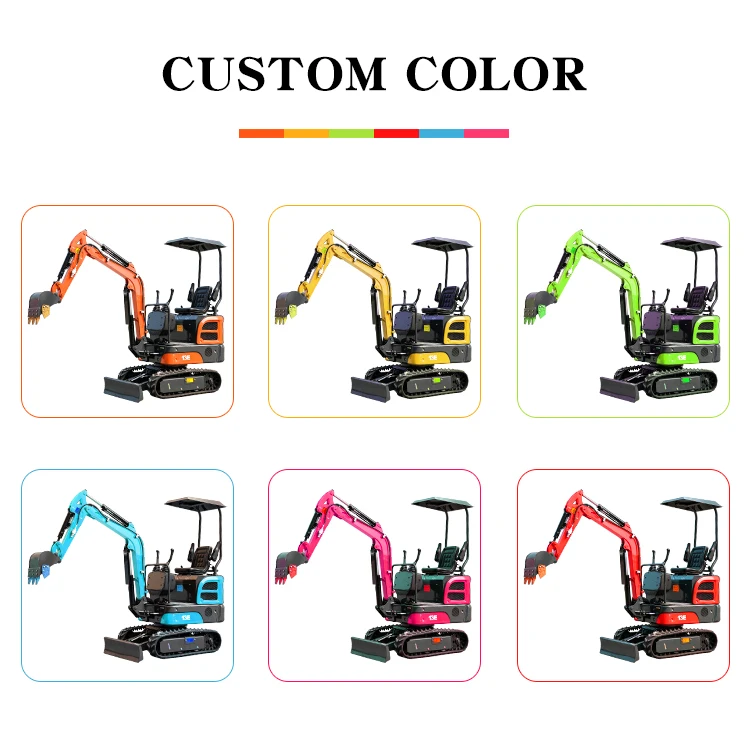 China SD13D 1000kg Micro Mini Excavator 1 ton Hydraulic Mini Digger Small Excavatore