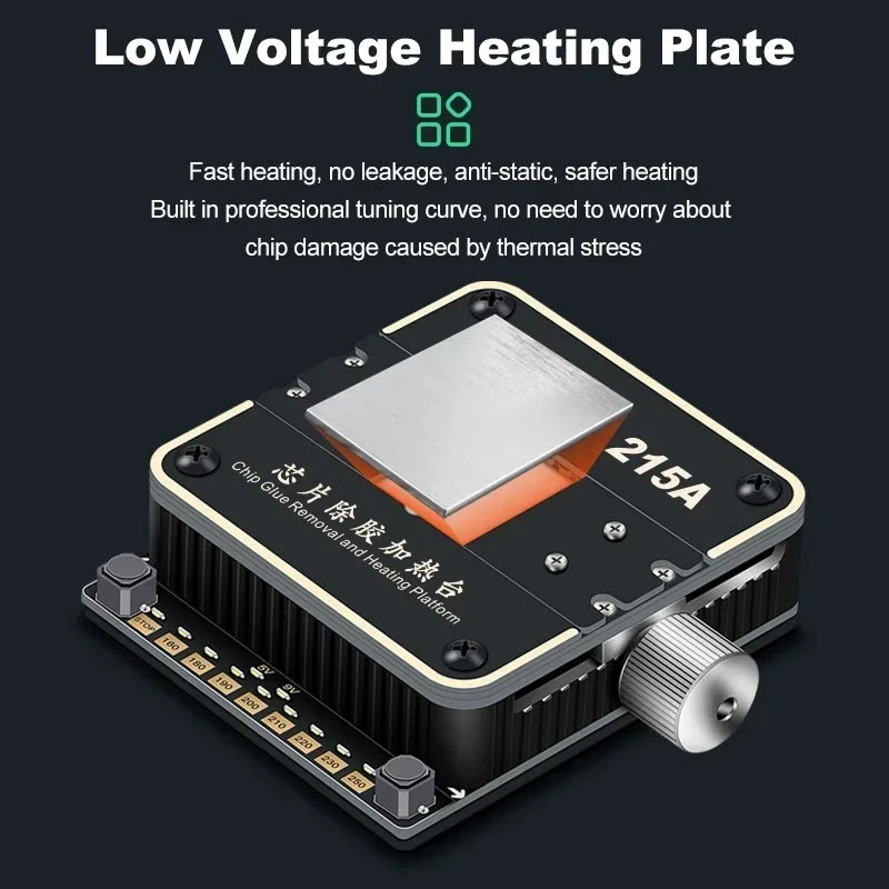 Hot Plate Soldering Preheating Rework Station IC Chip Soldering Plate Heating Table Glue Remove Repair Hand Tools