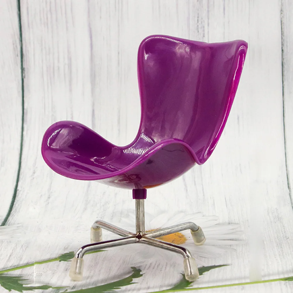 

Mini Computer Chair Decorative Props for Mini House Kits Pet Photo Models Toy Collectors Gift Realistic Furniture Accessories