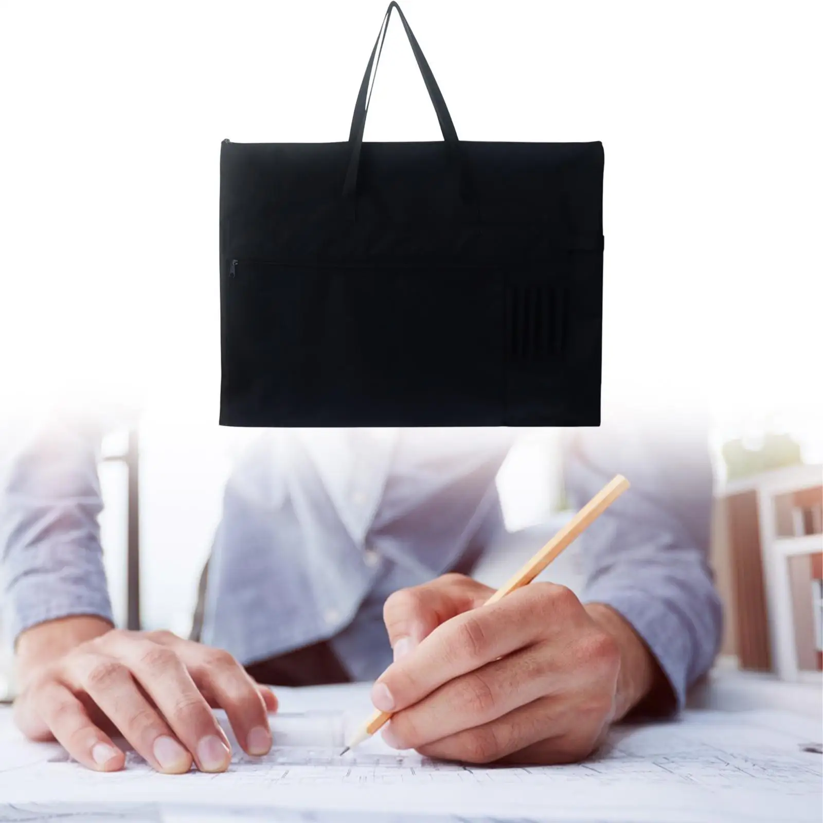 Art Portfolio Case Designer Drawing Tool Bag for Studios Offices Libraries