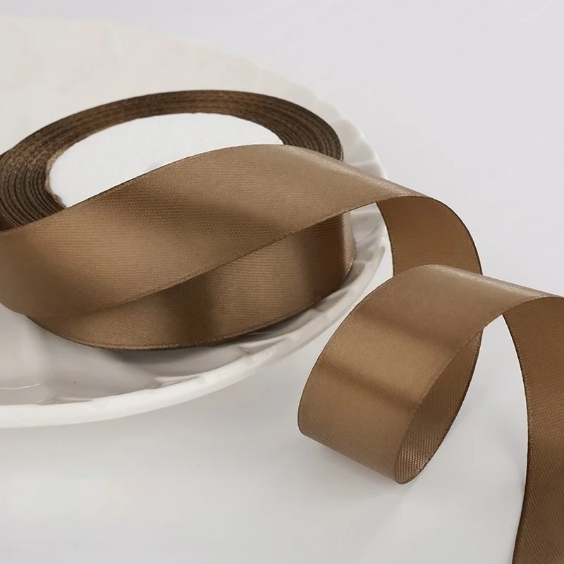 22 Meters/Roll 25mm Satin Ribbon Gift Wrap Bow Handmade DIY Craft Christmas Wedding Party Decoration