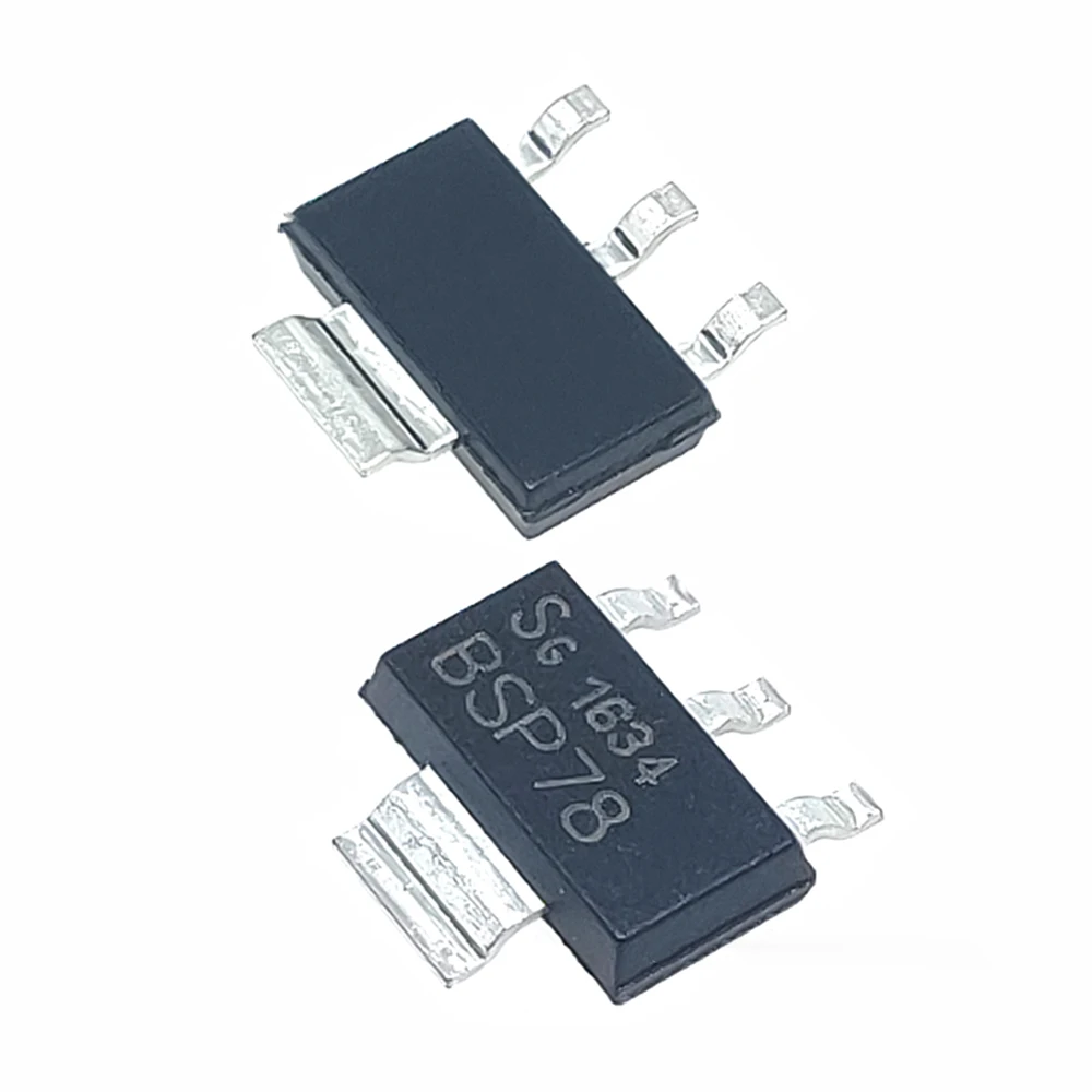 10 pçs bsp78 sot223 bsp78 e6327 sot-223 bsp78e6327 sot interruptor de alimentação inteligente ic