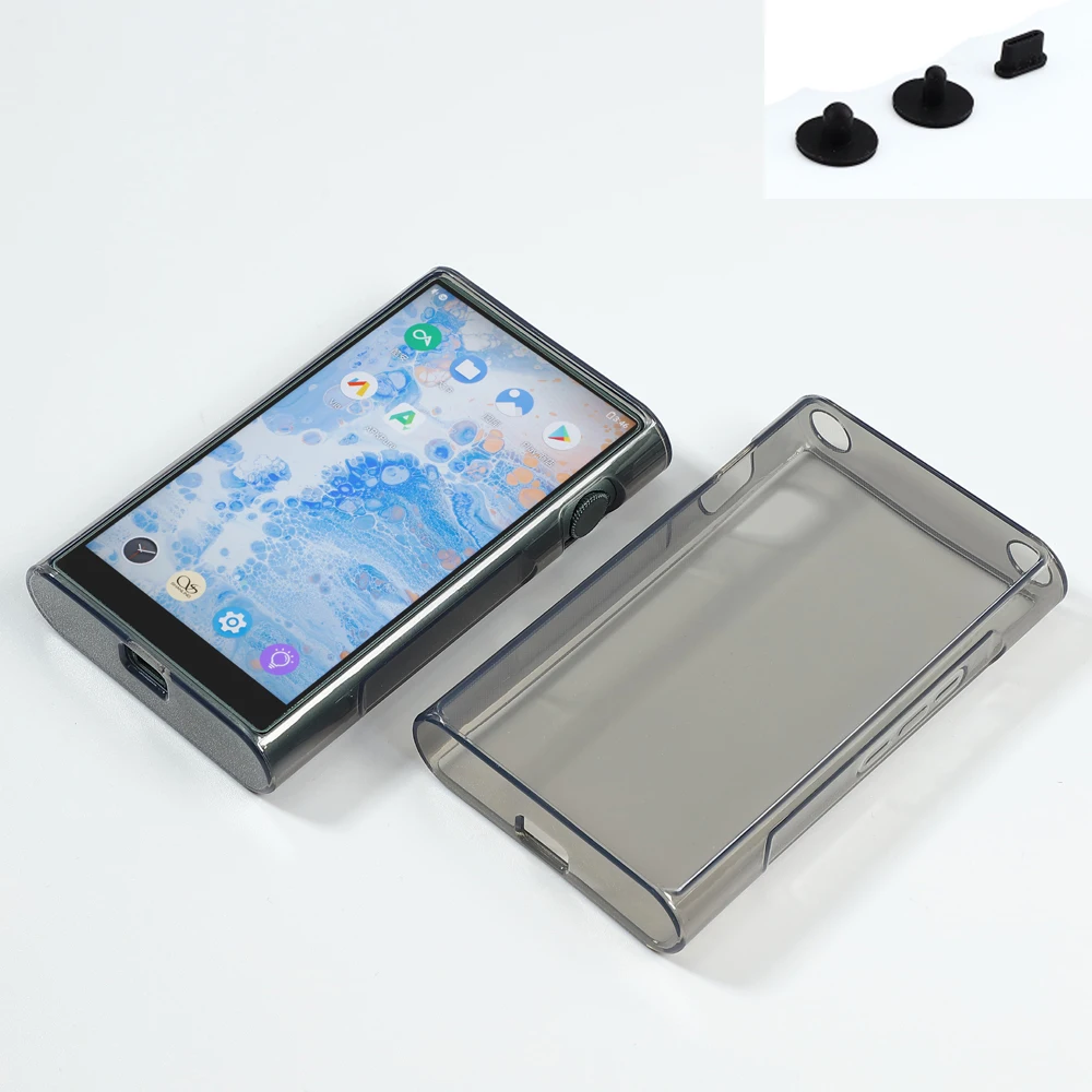 لينة TPU واضح واقية قذيفة حالة ل SHANLING M6 جدا الموسيقى لاعب الجلد غطاء كامل