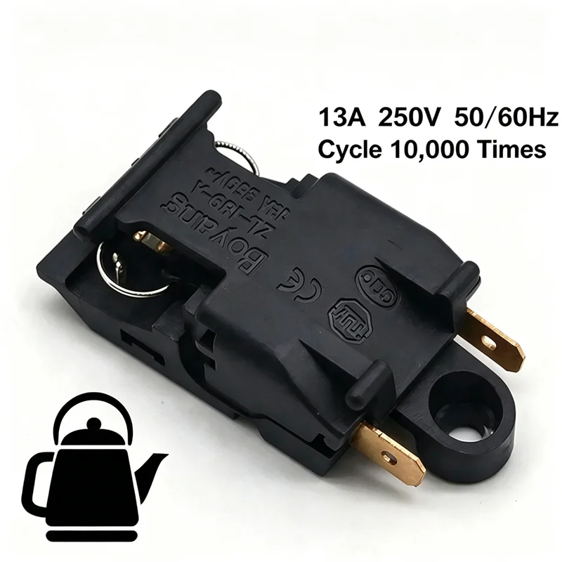 2PCS-20PCS Electric Kettle Power Switch 13A 16A 250V Kettles Thermostat Switch Universal Accessory Kettles Pressure Jump Switch