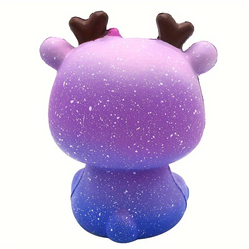 Schattig Galaxy herten dier squishy speelgoed met crème geur en riem anti-stress grappige gadget nieuwigheid cadeau voor kinderen