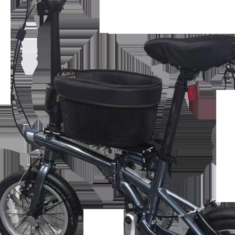 Panier de transport avant pour chien pour vélos de montagne et de route, panier de voyage extérieur pour chat, panier de rangement pour animaux de compagnie, siège dédié pour chien et animal de compagnie