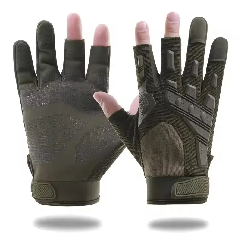 Tactical Gloves for Women and Men Outdoor Rock Climbing Finger Leakage Training Anti Slip Protection Cycling Tactical Gloves