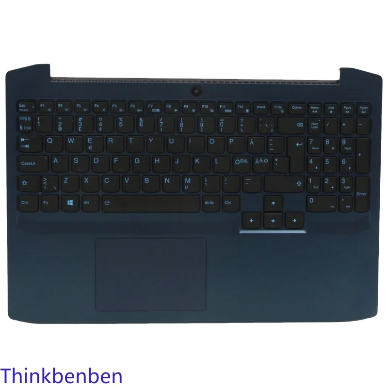

NDC Nordic Blue Keyboard Upper Case Palmrest Shell Cover For Lenovo Ideapad Gaming 3 15 15IMH05 5CB0Y99516