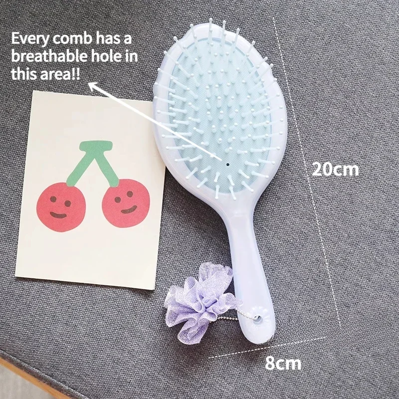 ديزني الأميرة وسادة الهواء تدليك أمشاط المجمدة إلسا آنا حسناء ارييل الأميرة بنات مشط Kawaii فرشاة الشعر تصفيف الشعر أدوات #6