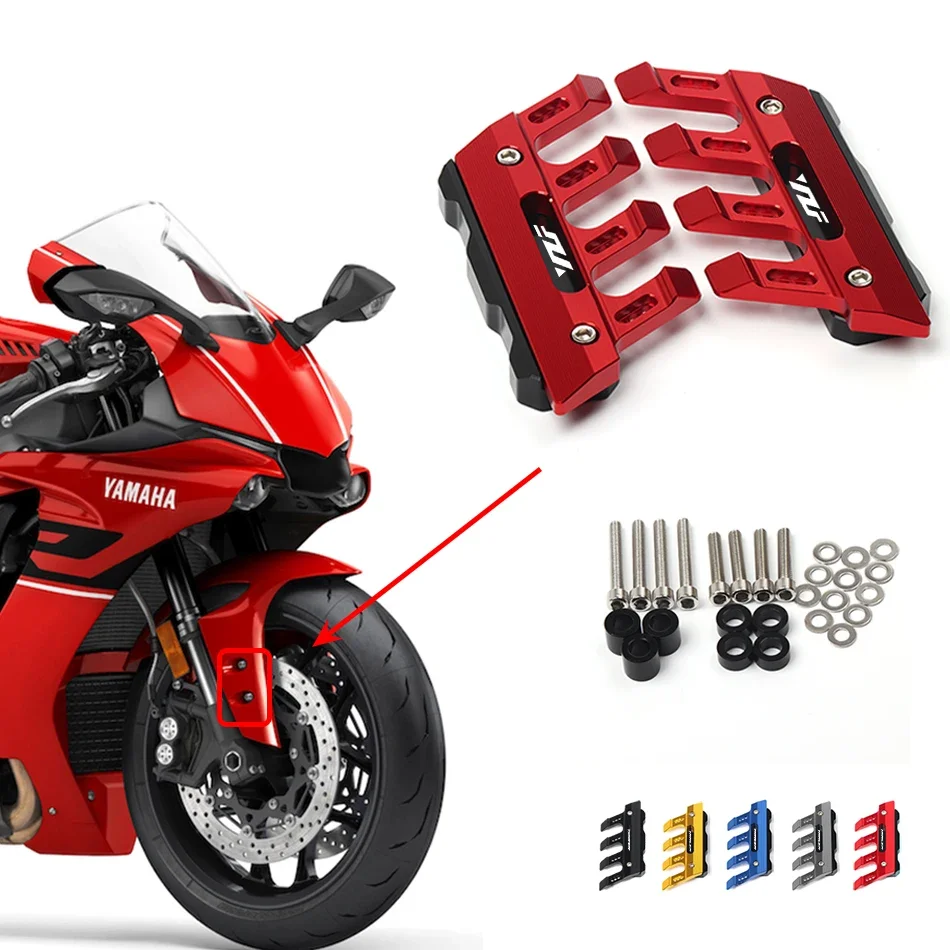 

Мотоциклетный брызговик YAMAHA YZF-R1M yzf r1m r7, защита передней вилки, защитный блок, переднее крыло, ползунок против падения, аксессуары