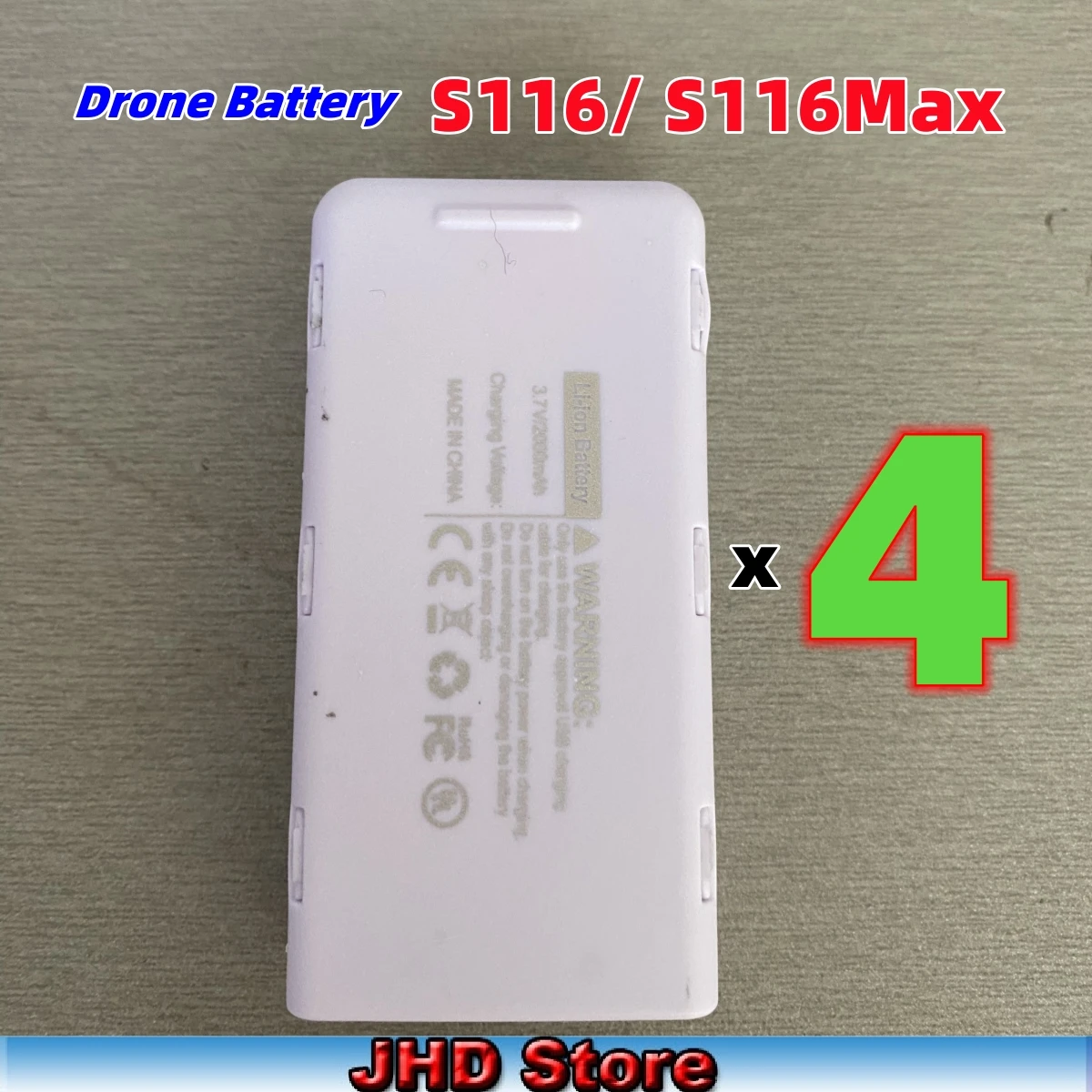 JHD baterai Drone untuk S116/S116 Max asli 3.7V 2000MAh aksesoris Drone untuk S116Max penggantian baterai S116 Max grosir