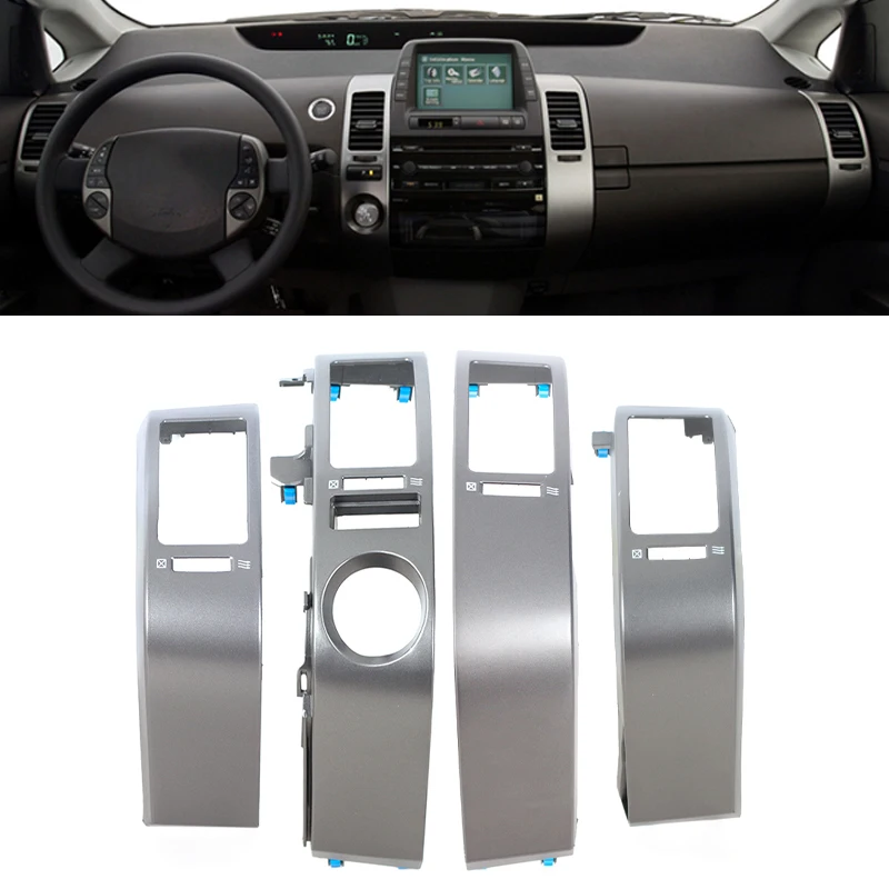 

4Pcs For Toyota Prius 2004-2006 Car Center Inner A/C Dash Air Vent Cover Trim Dashboard Panel Cover Car Accessories 5567047060