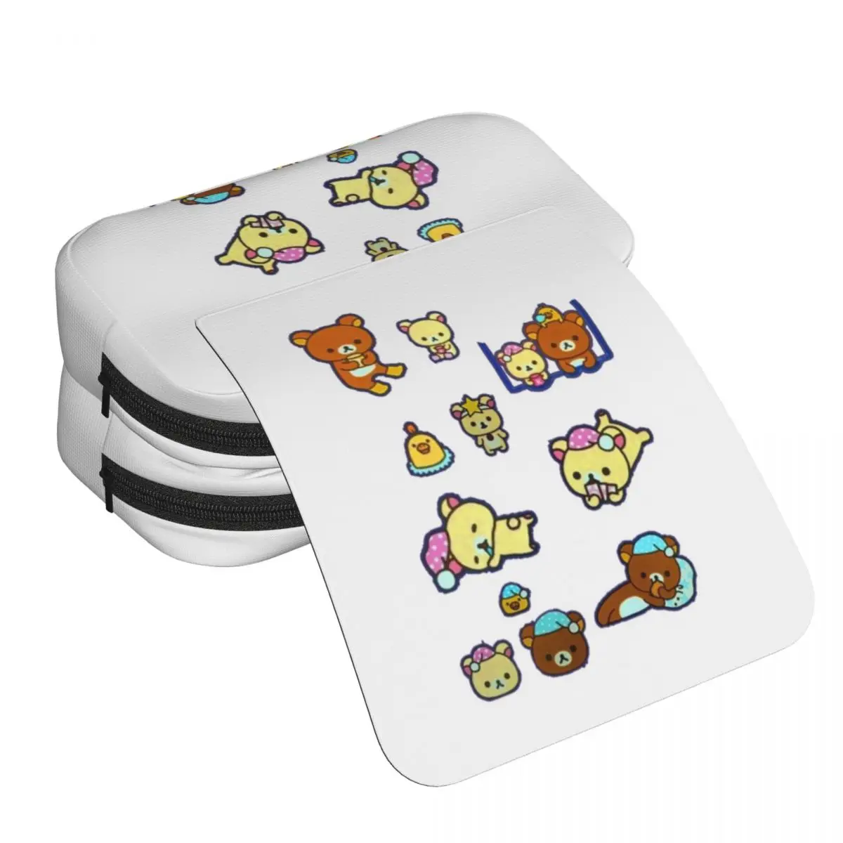Rilakkuma Sakura Pencil Case for Students Gifts Pen Box Pencil Bag Stationery Supplies Pen Holder Bag