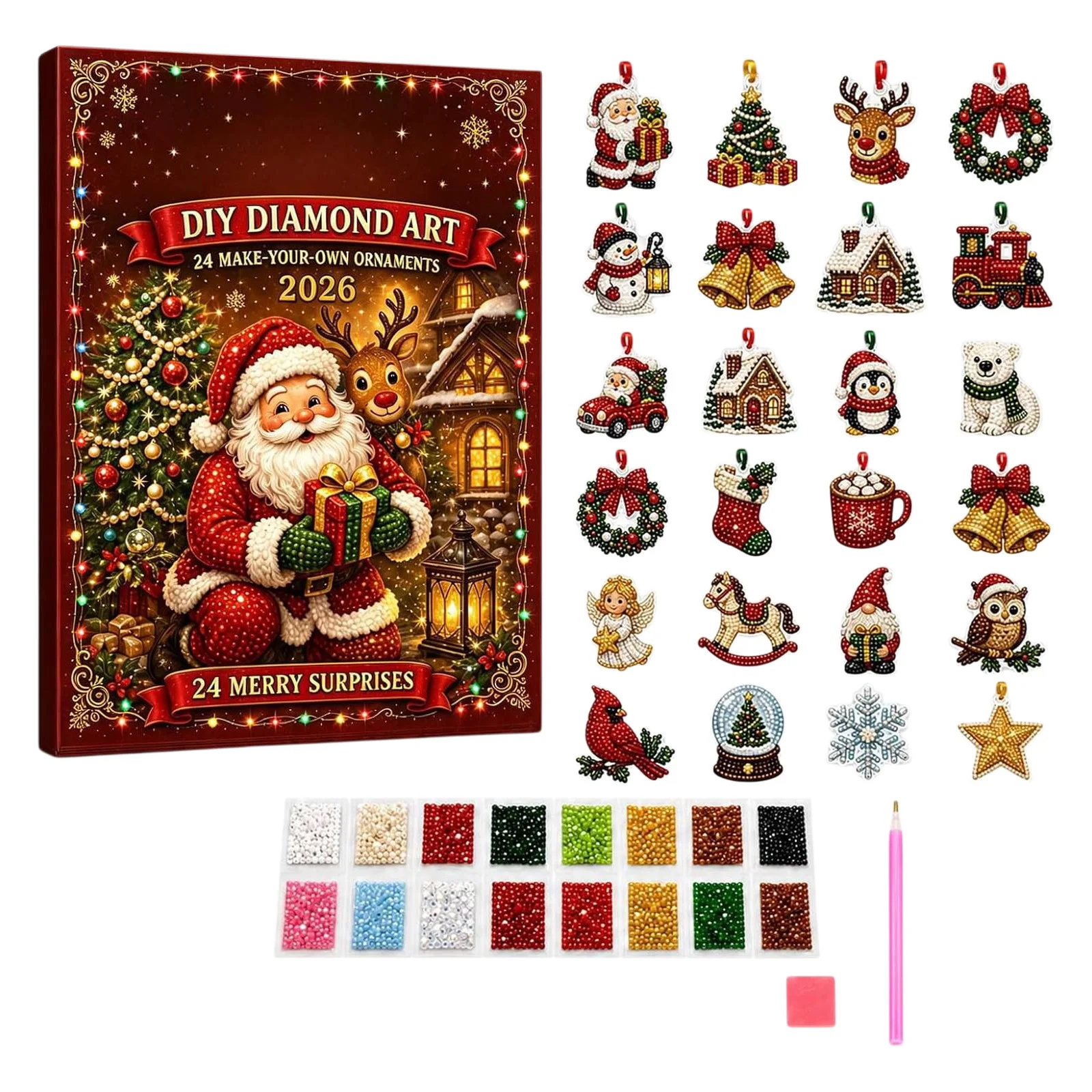 Art Craft Kit - Elmas Sanatı Temalı 2026 Noel Advent