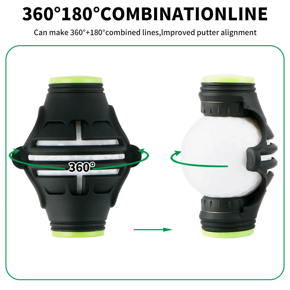 

1 шт., маркер для мяча для гольфа, вращение на 360 градусов, шаблон для рисования, инструмент для выравнивания, маркировка, инструменты, пластик 7,5 х 6 х 3,8 см