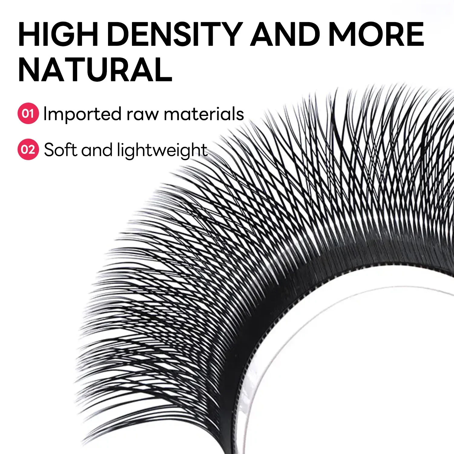 ARISON Large Capacity 5D W-shape Eyelashes Extension 5D W Fans Lashes Brazilian Individual Lash Hand Woven Faux Mink Eye Lash