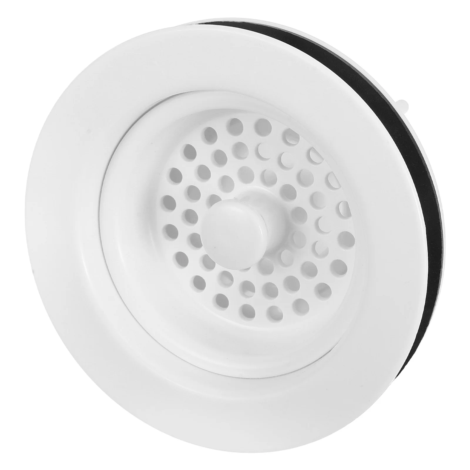 

Plastic Sink Strainer Kitchen Drain Plug Quick Drainage Anti-Odor Food Filter Basket Universal Fit Easy Installation