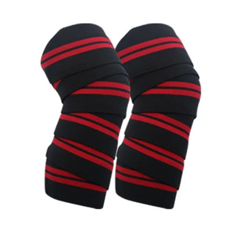 

1pc Sports Knee Wraps Straps for Gym Workout Weightlifting Fitness Squats Training Elastic Knee Strap Sleeves Protector