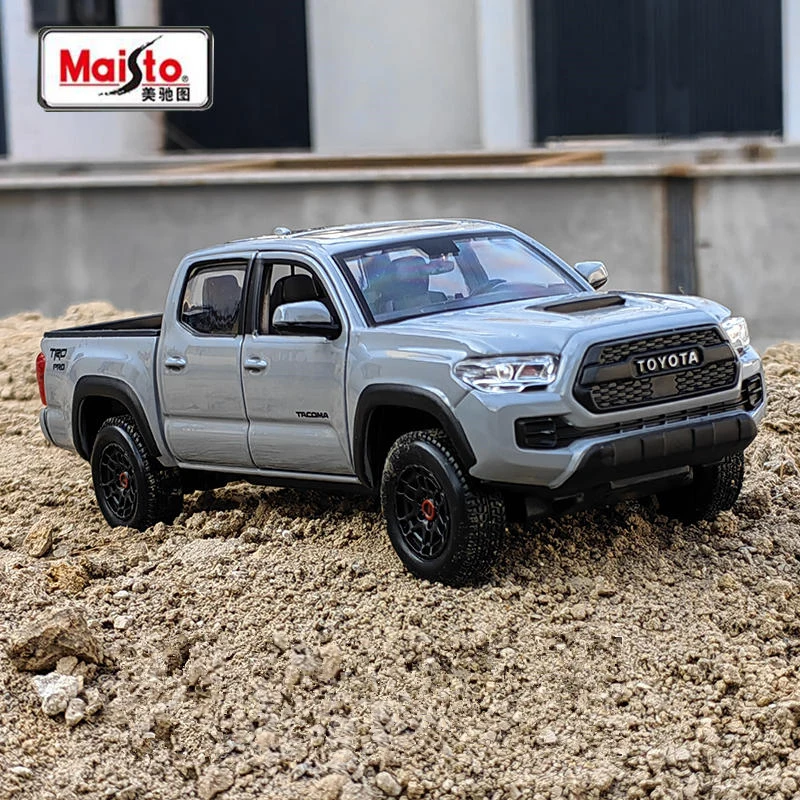 Maisto 1/27 TOYOTA Tacoma TRD PRO Pickup Alloy Car Model Diecast Metal Toy Off-road Vehicles Car Model High Simulation Kids Gift