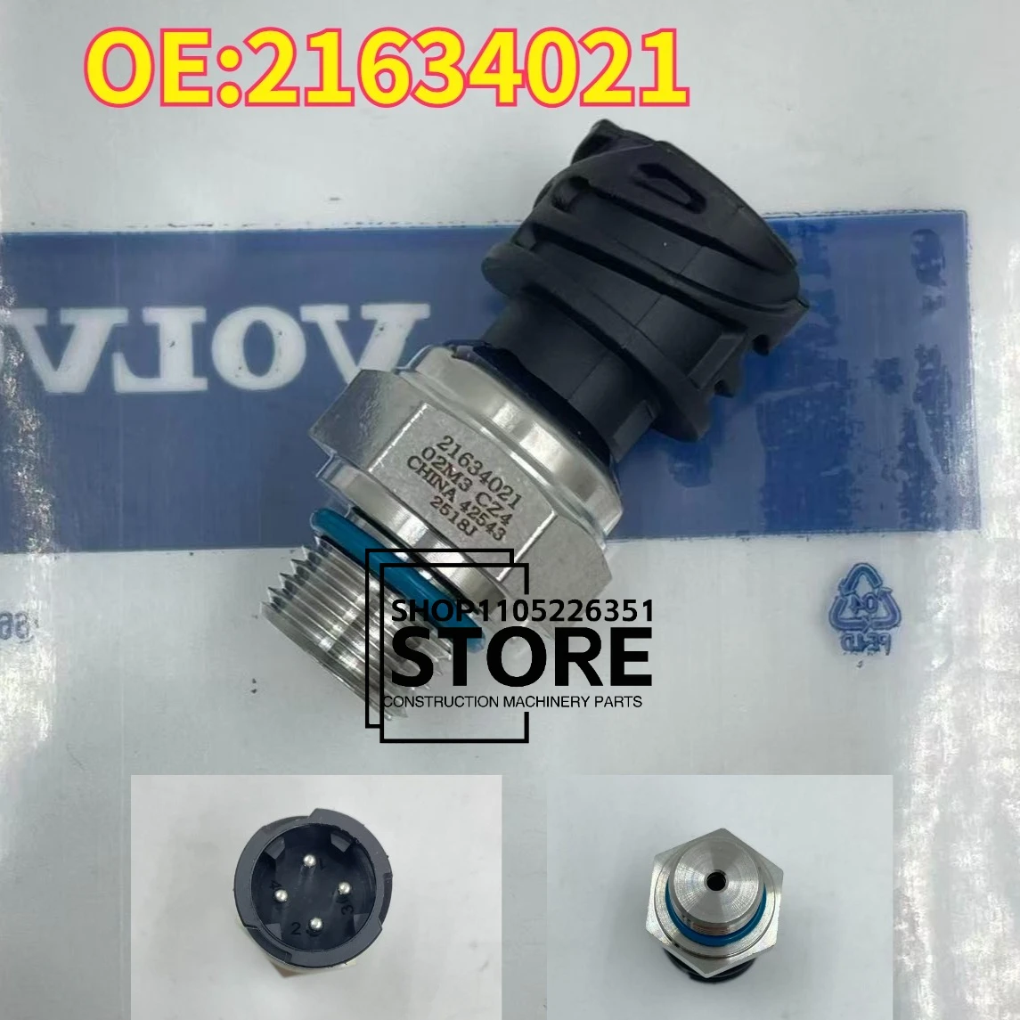 

21634021 Датчик давления масла 22899626 для грузовика VO LVO Penat D12 D13 20634019