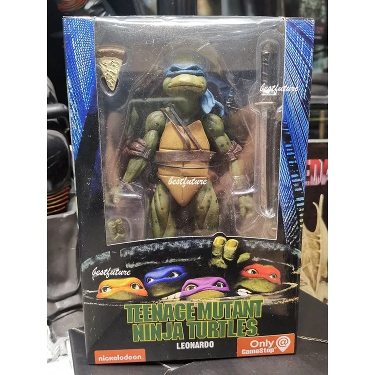 NECA TMNT Teenage Mutant Ninja Turtles 7 Inch Action Figures Set Collectible Toys Raphael Donatello Michelangelo Leonardo - view 6