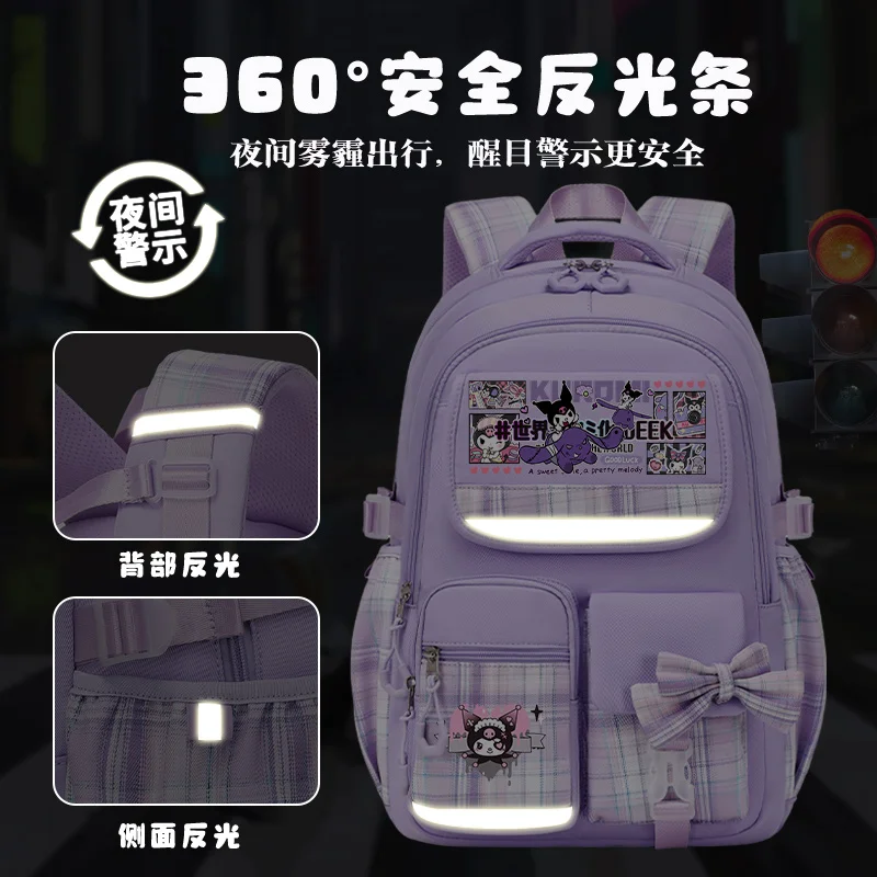 2024 nuova borsa da scuola di moda stampata, zaino da scuola per ragazze adorabili di grande capacità 3-6 zaino da scuola per inviare 38 set