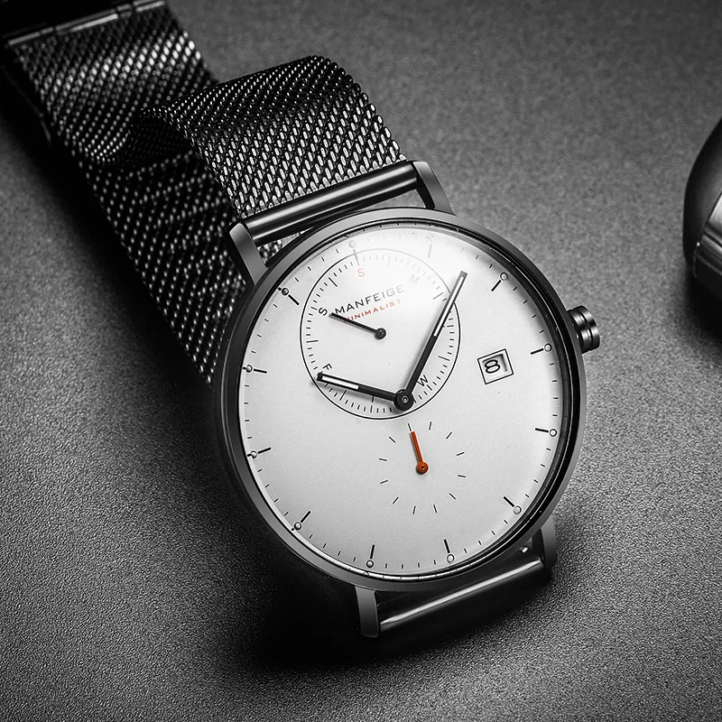 العلامة التجارية الفاخرة بسيطة موضة ساعة رياضية الصلب رجل ساعة كرونوغراف ساعات كوارتز للرجال ساعة اليد ساعة Relogi Masculino