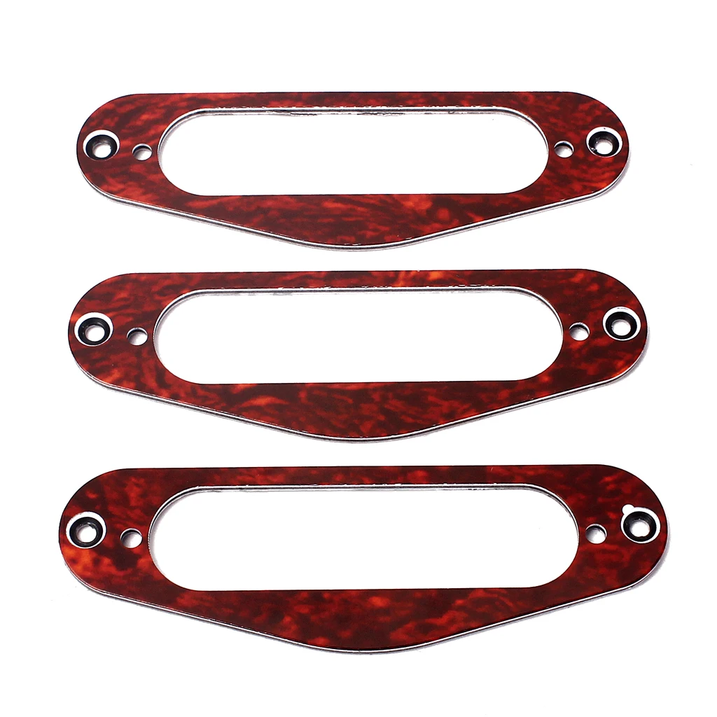 Electric Guitar Red tortoise shell  T Style Neck Pickup Surround Ring