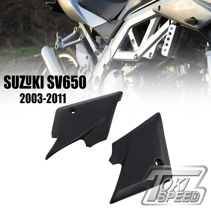 Fit For Suzuki SV650 SV 650 2003-2011 Motorcycle Black Left Right Side Panels Frame Fairing Cover