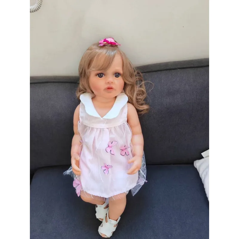

Reborn Baby Doll Full Vinyl Body Princeess Betty Toddler 22inch 55CM Lifelike Handmade Art Doll