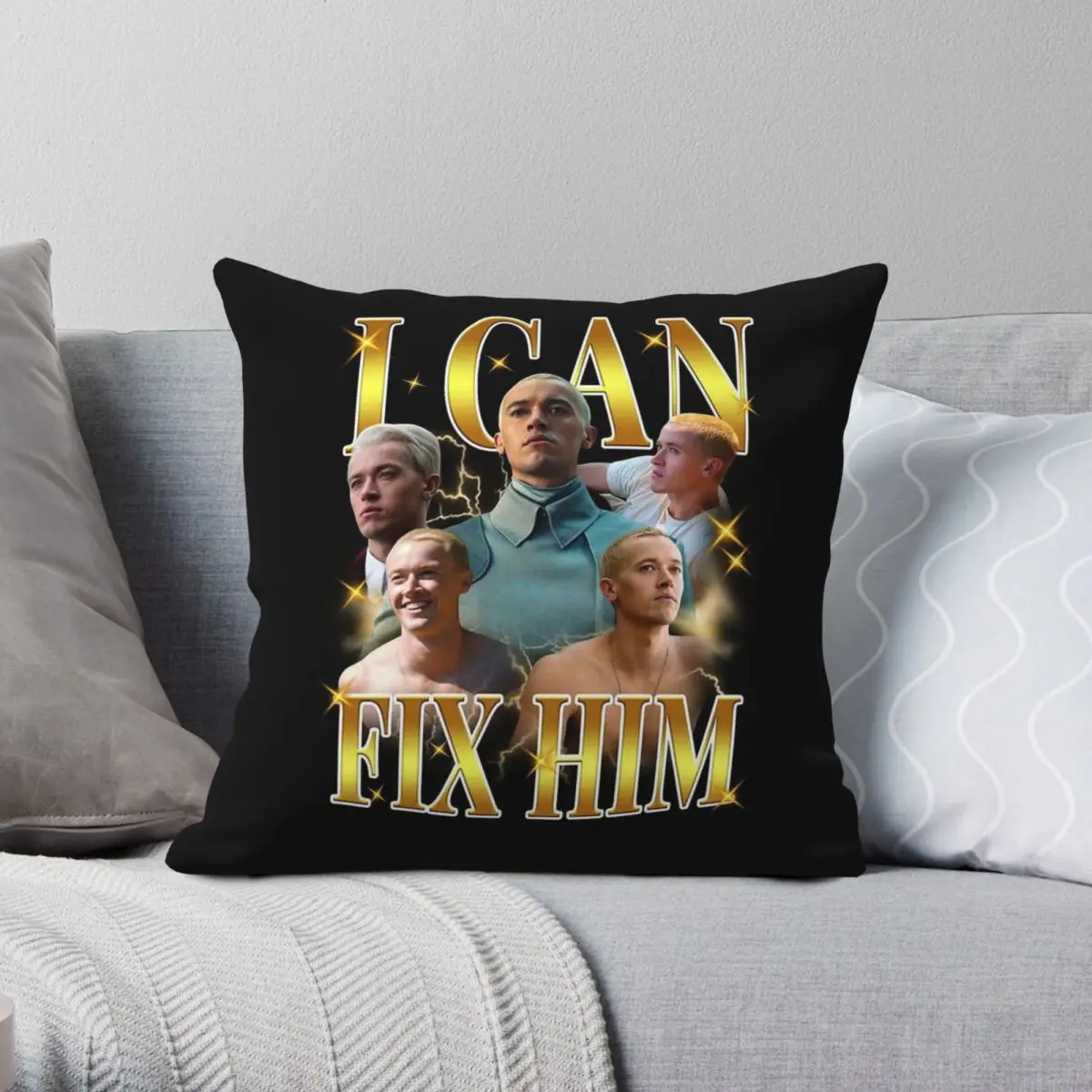 Hunger Games Coriolanus Snow I Can Fix Him Square Pillowcase Polyester Linen Velvet Printed Decor Room Cushion Case Wholesale