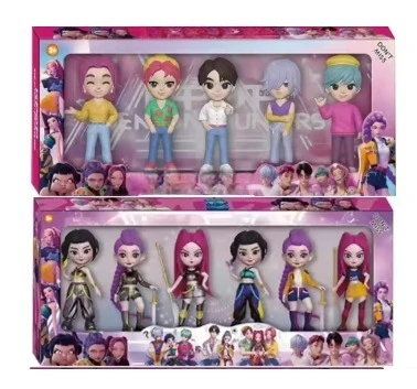 Verzamelbare cartoonfiguren - Decoratieve spelkaraktermodellen voor weergave, cadeau en spelen