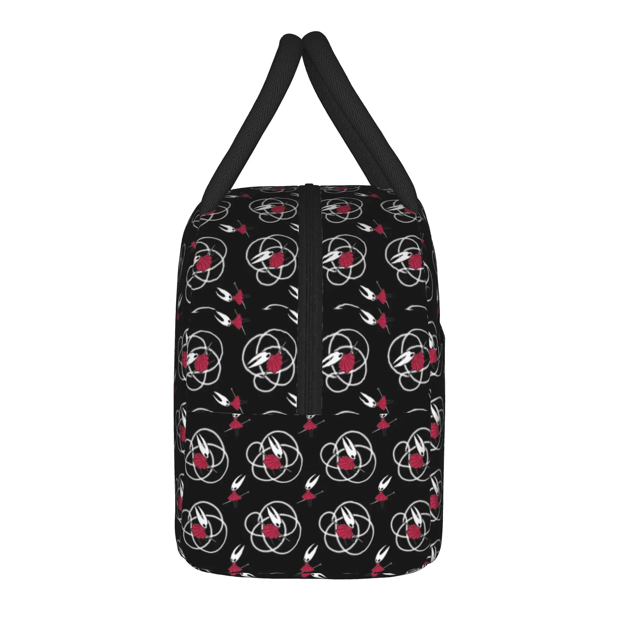 Hollow Knight Hornet Insulated Lunch Bag Thermal Bag Reusable,Meal Container Game Cartoon Large Tote Lunch Box Food Handbags