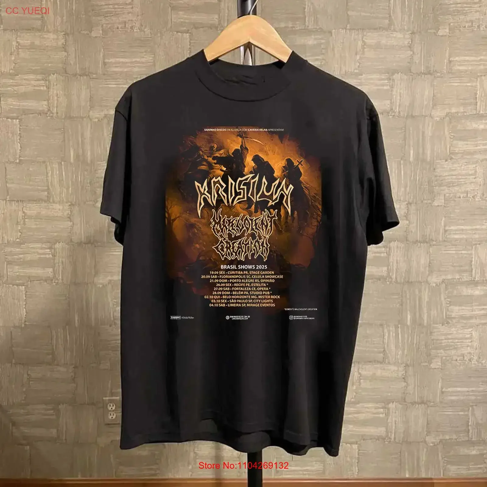 Camiseta de la banda Malevolent Creation, estilo vintage, lavada, transpirable, suave, unisex, ligeramente cómoda y elegante, tallas S a 5XL