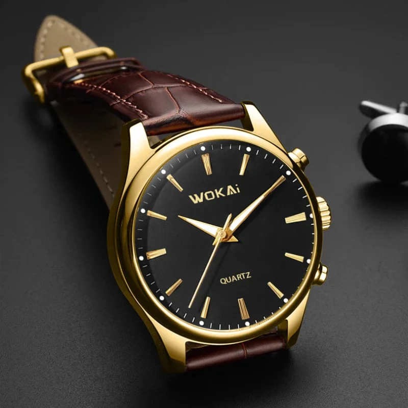 Luxury Men Watch Fashion Top Brand Sport Men Wristwatch Business Leather Belt Casual Quartz Watches Man Clock Relogios Masculino