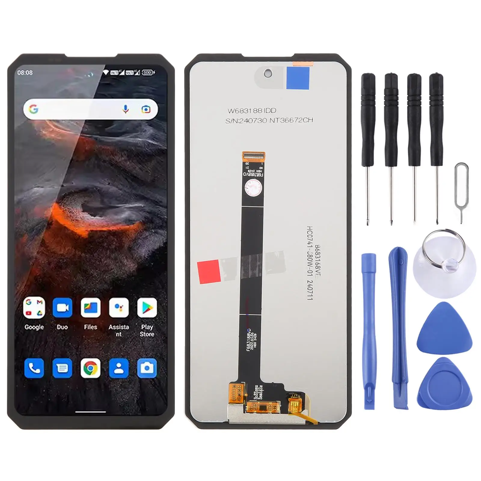 

Для Oukitel WP19 Pro ЖК-экран с дигитайзером в полной сборке